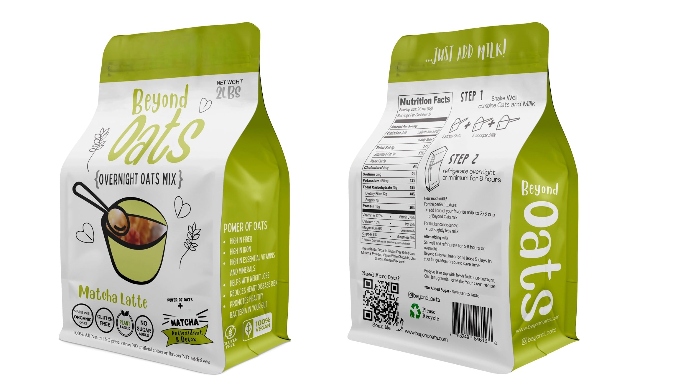 OATS + PURE MATCHA